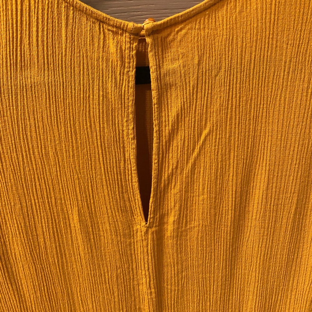 Zara Mustard Blouse - Picture 4 of 5